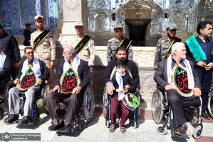 حال و هوای حرم کریمه اهل بیت در ظهر تاسوعای حسینی(ع)