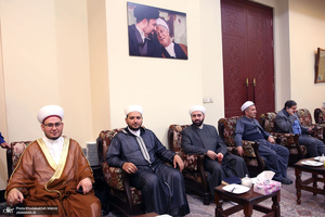 دیدارجمعی از علمای اهل سنت کشور سوریه با سید حسن خمینی