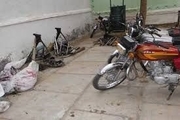 باند سارقان موتورسیکلت در قزوین متلاشی شد