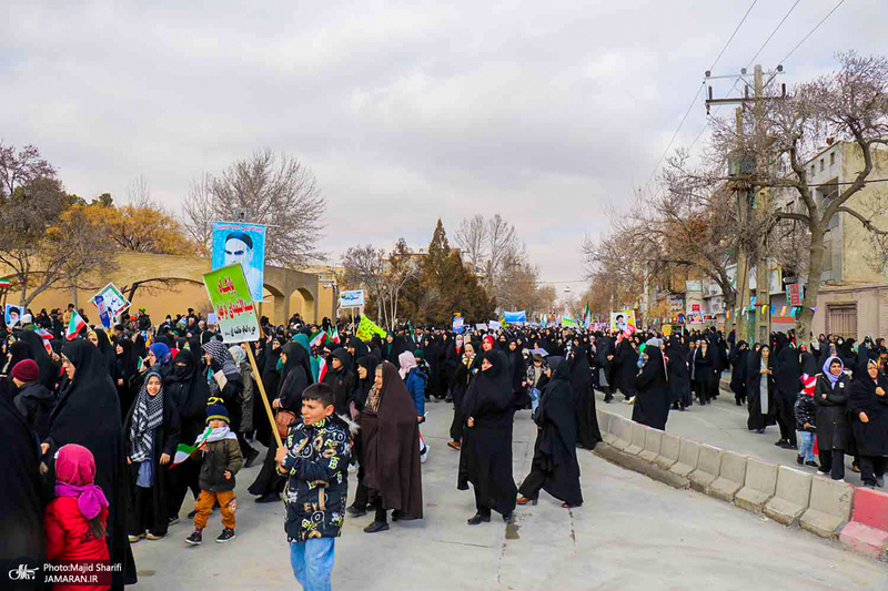 راهپیمایی باشکوه 22 بهمن در خمین