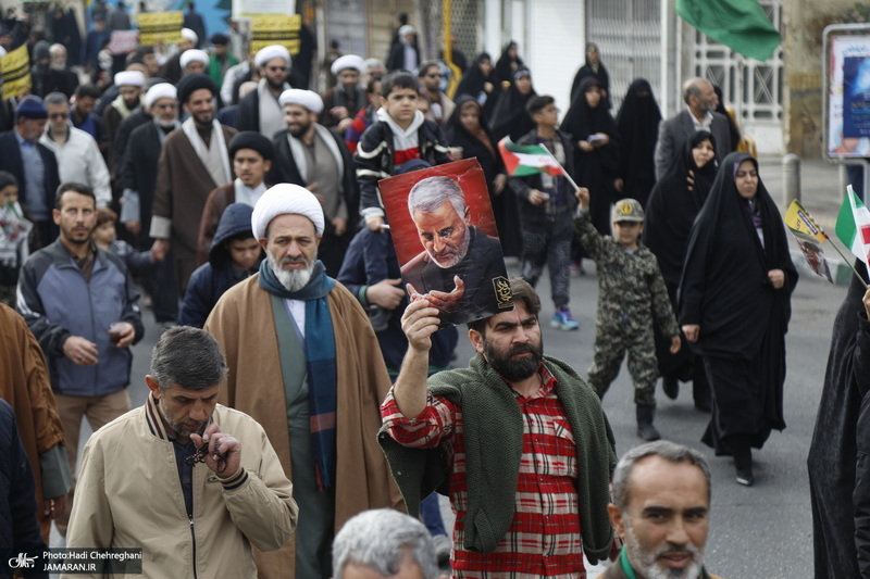 راهپیمایی نمازگزاران قمی‎ در محکومیت جنایت تروریستی کرمان