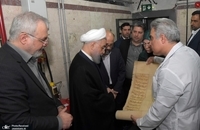 روحانی به سازمان اسناد و کتابخانه ملی ایران رفت (14)
