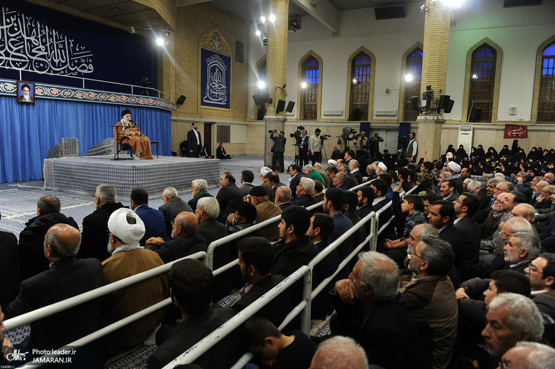 دیدار جمعی از خانواده‌های شهدای دفاع مقدس و مدافع حرم با رهبر معظم انقلاب