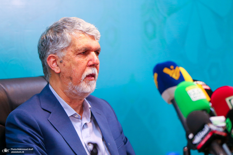 نشست خبری وزیر فرهنگ و ارشاد اسلامی / سید عباس صالحی