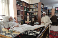 عیادت سید حسن خمینی از آیت الله العظمی نوری همدانی 07