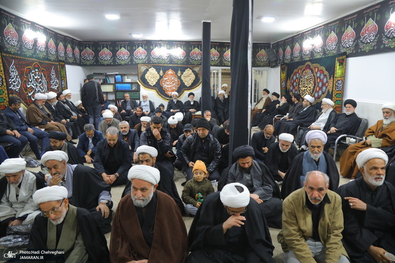 دومین شب عزاداری حضرت فاطمه (س) در بیت آیت الله دوستی زنجانی‎