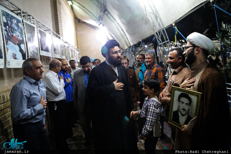 مراسم بزرگداشت خانواده های شهدای 15 خرداد و مدافع حرم توسط سید علی خمینی