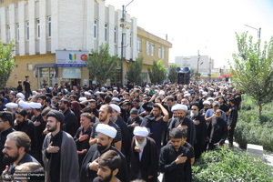 دسته عزاداری شهادت امام عسکری (ع) با حضور آیت‌الله العظمی وحید خراسانی