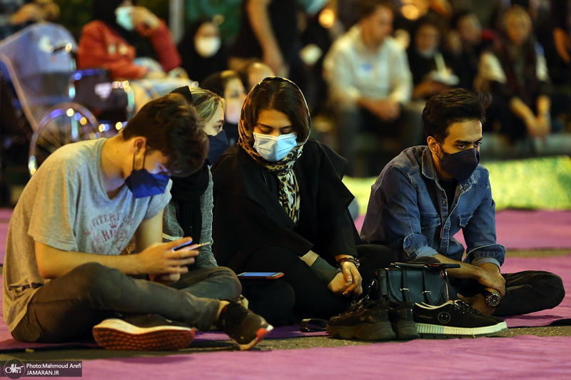 مراسم احیای شب بیست و یکم ماه رمضان در میدان فلسطین