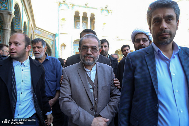 مراسم تشییع آیت الله محمد مومن(ره)