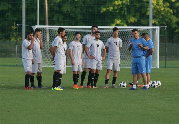 پیروزی تیم فوتبال جوانان ایران مقابل ارمنستان در تورنمنت روسیه