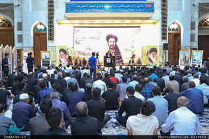مراسم بزرگداشت شهید موسوی در حرم مطهر امام خمینی(س)