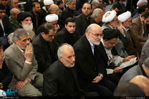 مراسم ترحیم آیت الله هاشمی رفسنجانی در حسینیه امام خمینی(ره)