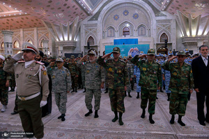 تجدید میثاق فرماندهان، پیشکسوتان و دانشجویان اعزامی ارتش به دروه معارف جنگ با آرمان های امام خمینی (س)