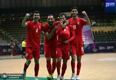 14 فوتسالیست ایران در قهرمانی آسیا