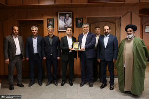 دیدار معاون فرهنگی موسسه با آیت الله دری نجف آبادی