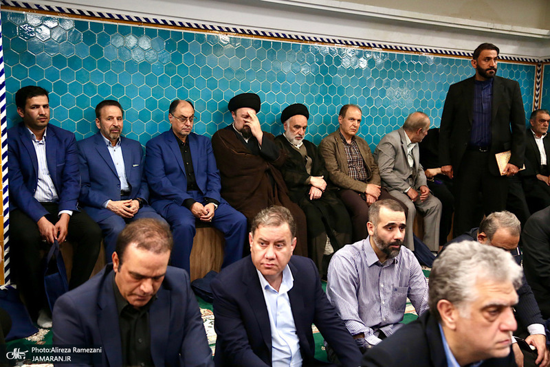 مراسم ختم برادر مرحوم آیت الله هاشمی رفسنجانی (ره)