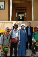 بازدید گردشگران خارجی از بیت تاریخی امام در خمین