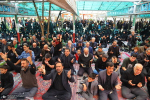 مراسم تحویل سال نو در گلزار شهدای قم‎
