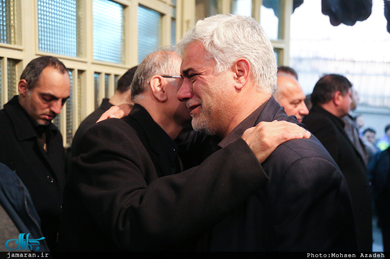 مراسم وداع با پیکر آیت الله هاشمی رفسنجانی(ره) در حسینیه جماران-13