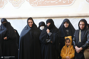 مراسم تشییع و خاکسپاری مرحوم حاج عیسی جعفری در حرم امام خمینی(س)