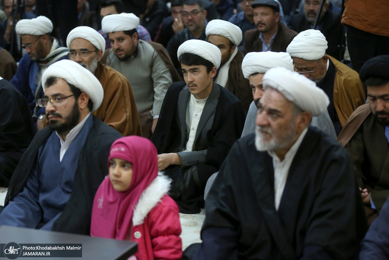 دیدار جمعی از مهاجرین افغانستانی در ایران با سید حسن خمینی