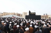 پیکر آیت الله روحانی در قم تشییع و تدفین شد (14)