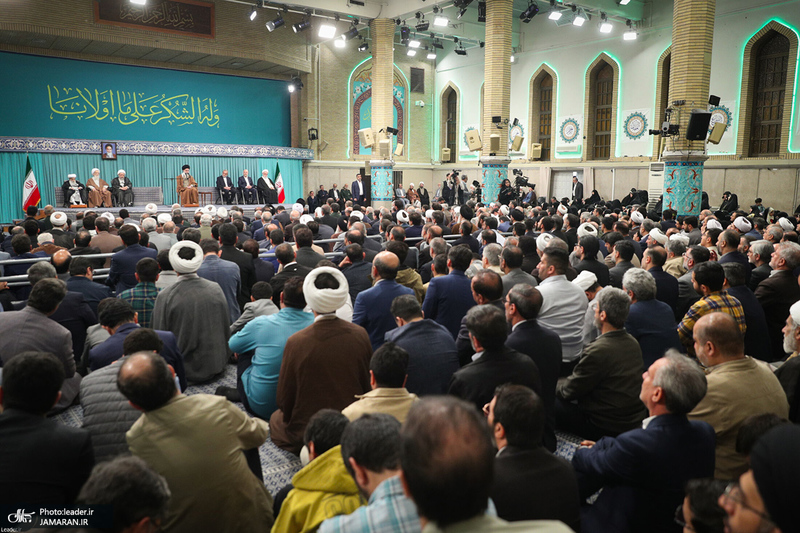 دیدار مسئولان نظام و سفرای کشورهای اسلامی با رهبر معظم انقلاب