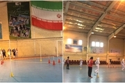 تصویری از تمرین تیم‌ملی فوتسال بانوان برای حضور در رقابت های ترکمنستان 
