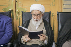 مراسم بزرگداشت آیت‌الله العظمی فیاض در حرم مطهر حضرت معصومه (س)