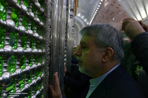 تجدید میثاق وزیر و کارکنان وزارت ورزش و جوانان با آرمان های امام خمینی(س)