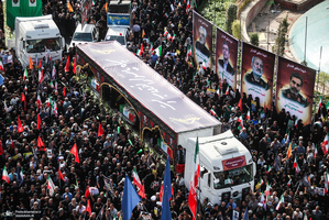 مراسم تشییع شهدای جنگ تحمیلی رژیم صهیونیستی در تهران-6