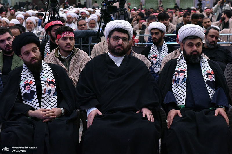گردهمایی دانشجویان و طلاب بسیجی در حرم مطهر امام خمینی (س)
