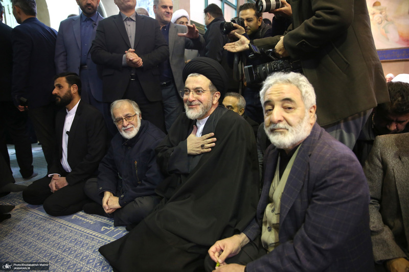 مراسم سالگرد رحلت آیت‌الله سید محمد موسوی بجنوردی در حسینیه جماران  -2