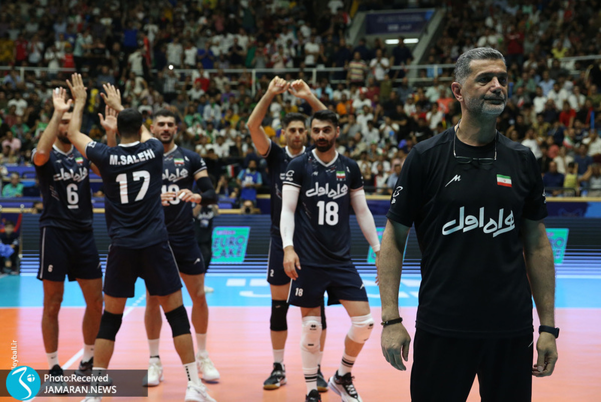 گزارش تصویری بازی ایران و چین در نیمه نهایی والیبال قهرمانی آسیا