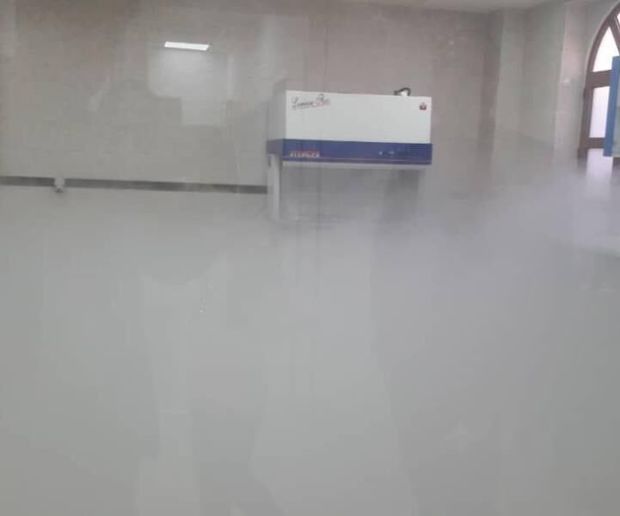 ایجاد تونل ضدعفونی کننده در فرودگاه یزد