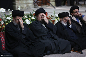 مراسم عزاداری شب شهادت حضرت زهرا(س) در حرم امام خمینی(ره) برگزار شد