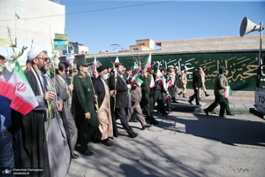 مراسم بزرگداشت 12 بهمن و گلباران بیت امام خمینی(س) در قم