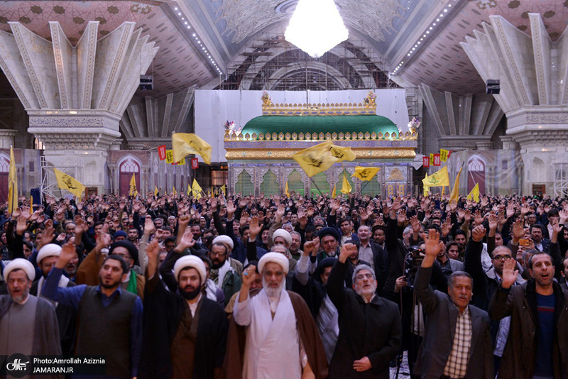 نخستین یادواره شهدای مدافع حرم فاطمیون در حرم مطهر امام خمینی(س)