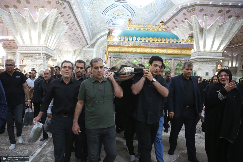 نماز و تشییع حاج علی اکبرشفیعی در حرم مطهر امام خمینی (س)