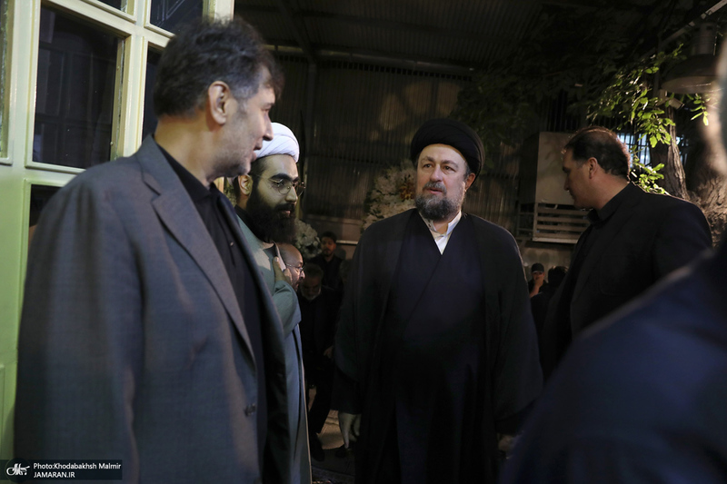 مراسم بزرگداشت همسر آیت الله موسوی بجنوردی (ره) در حسینیه شماره یک جماران-1