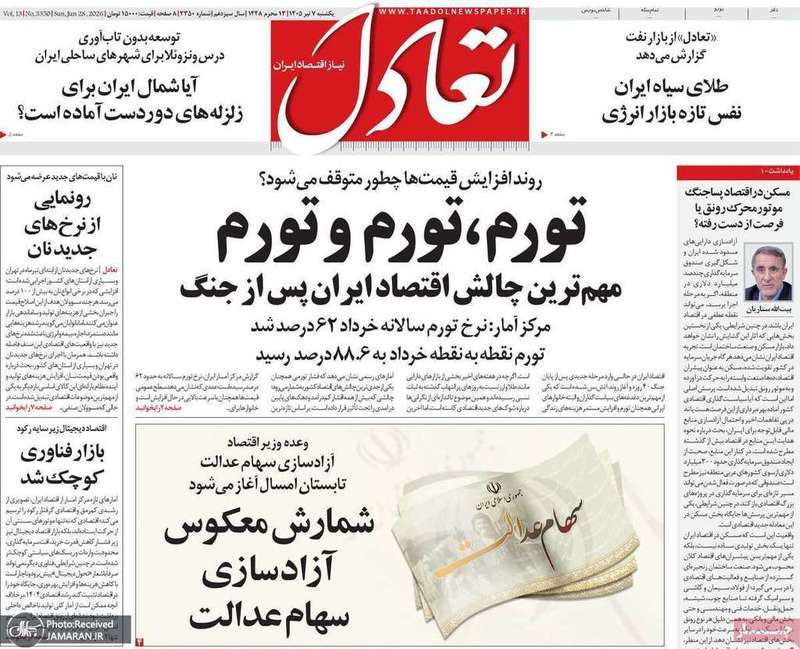 گزيده روزنامه های 7 تیر 1405