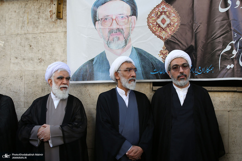 مراسم تشییع پیکر حجت الاسلام و المسلمین سید محمود دعایی از موسسه اطلاعات