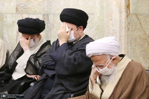 مراسم بزرگداشت همسر آیت الله جوادی آملی در مسجد اعظم قم