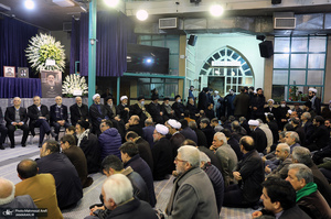 مراسم بزرگداشت آیت الله موسوی بجنوردی (ره) در حسینیه جماران - 1