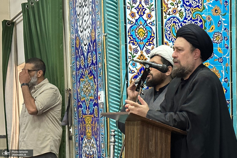 سخنرانی سید حسن خمینی در مسجد امام صادق (ع) اسلام آباد
