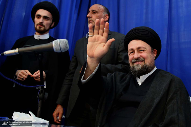 حضور سید حسن خمینی در روستای خیارج استان قزوین -2