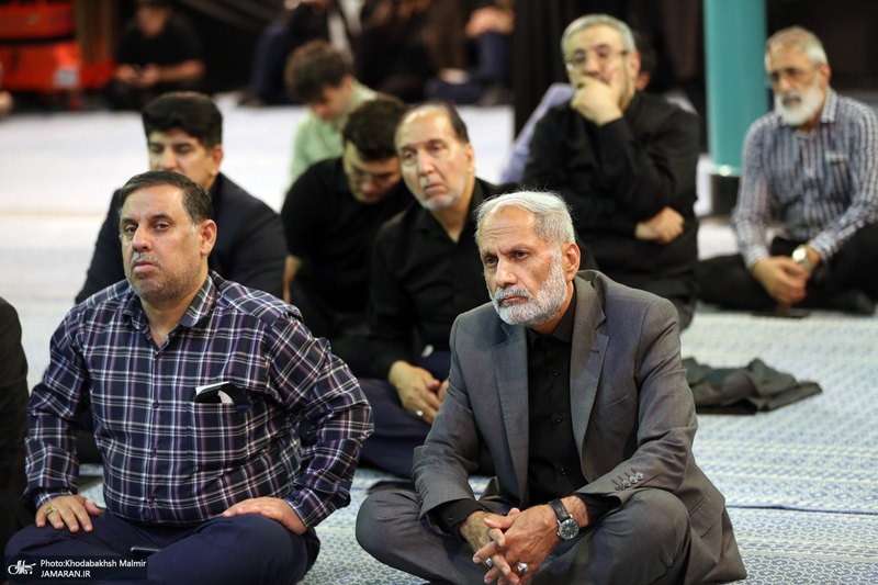 مراسم عزاداری هیئت «حسین جانم» در حسینیه جماران