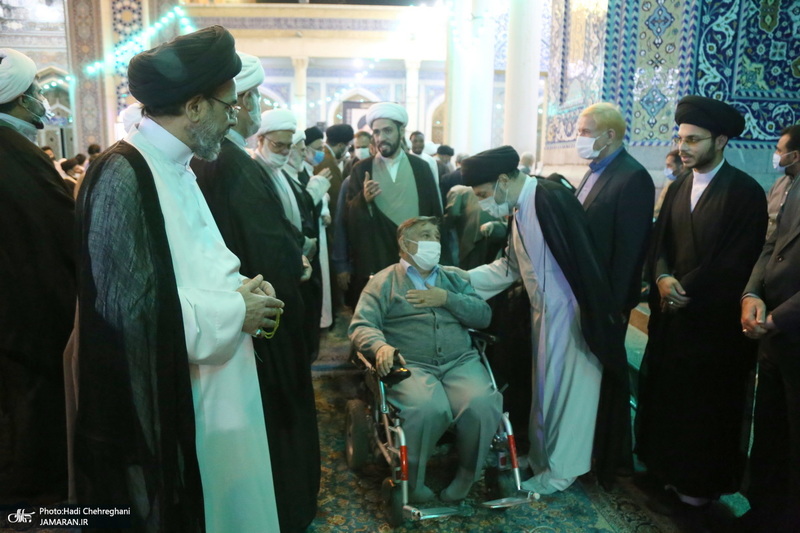 مراسم چهلمین شب درگذشت آیت الله العظمی سید محمدسعید حکیم در قم‎