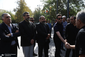 مراسم تشییع امید جهان